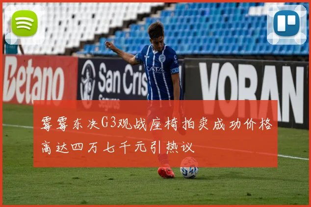 霉霉东决G3观战座椅拍卖成功价格高达四万七千元引热议